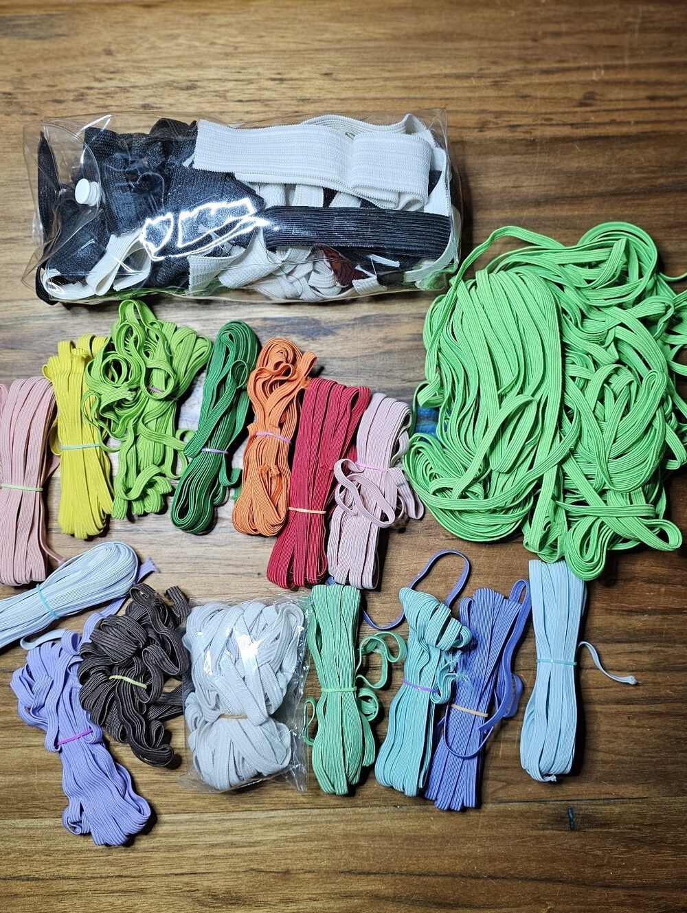 1/4" Elastic Lot For Sewing And Crafting